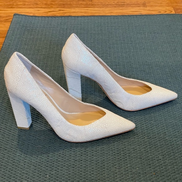 Aldo Rise x Preen by Thornton Bregazzu Pravda Leather Suede Pump 7.5 38 - Picture 4 of 12